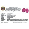 Image 2 : 9.73ctw Oval Mixed Ruby Parcel