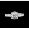 Image 1 : 1.10ctw Diamond Ring - 14KT White Gold