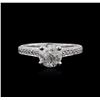 Image 1 : 18KT White Gold 2.38ctw Diamond Ring