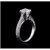 Image 3 : 18KT White Gold 2.38ctw Diamond Ring