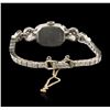 Image 2 : Hamilton 14KT White Gold 1.00ctw Diamond Ladies Vintage Watch