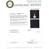 Image 3 : 14KT White Gold 0.90ctw Diamond Pendant With Chain