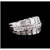 Image 2 : 14KT White Gold 1.91ctw Diamond Ring