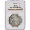 Image 1 : 1881 NGC MS63 Morgan Silver Dollar