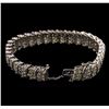 Image 3 : 8.10ctw Diamond Bracelet - 14KT White Gold