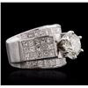 Image 2 : 18KT White Gold 4.64ctw Diamond Ring