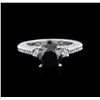 Image 1 : 3.27ctw Black Diamond Ring - 14KT White Gold
