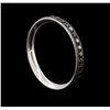 Image 2 : 0.68ctw Black Diamond Ring - 14KT White Gold