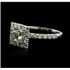 Image 2 : 14KT White Gold 1.31ctw Diamond Ring