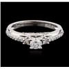 Image 1 : 14KT White Gold 0.67ctw Diamond Ring