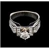 Image 1 : 1.65ctw Diamond Ring - 18KT White Gold