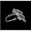 Image 2 : 1.71ctw Diamond Ring - 18KT White Gold