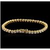 Image 2 : 6.00ctw Diamond Tennis Bracelet - 14KT Yellow Gold