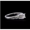 Image 2 : 14KT White Gold 0.85ctw Diamond Ring