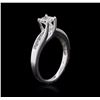 Image 3 : 14KT White Gold 0.85ctw Diamond Ring