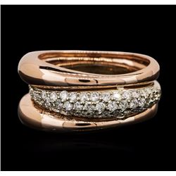 14KT Two-Tone Gold 0.55ctw Diamond Ring