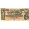 Image 1 : $10 1864 Richmond Virginia Confederate States of America Large Note