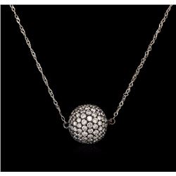 2.00ctw Diamond Necklace - 18KT White Gold