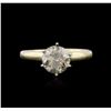 Image 1 : 14KT Yellow Gold 1.87ct Brilliant Cut Diamond Solitaire Ring