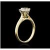 Image 3 : 14KT Yellow Gold 1.87ct Brilliant Cut Diamond Solitaire Ring
