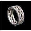 Image 2 : 1.00ctw Diamond Ring - 18KT White Gold