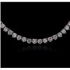 Image 2 : 14KT White Gold 19.68ctw Diamond Necklace