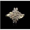 Image 1 : 14KT Yellow Gold 0.25ctw Diamond Ring