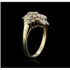 Image 3 : 14KT Yellow Gold 0.25ctw Diamond Ring