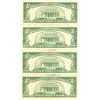 Image 2 : 1963 $5 Red Seal Bill Lot of 4