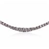 Image 2 : 14KT White Gold 10.86ctw Diamond Necklace