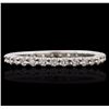 Image 1 : 14KT White Gold 0.70ctw Diamond Ring