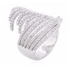 Image 3 : 14KT White Gold 0.68ctw Diamond Ring