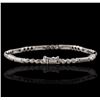 Image 2 : 10KT White Gold 0.35ctw Diamond Bracelet