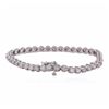 Image 2 : 14KT White Gold 3.02ctw Diamond Tennis  Bracelet