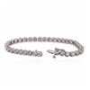 Image 3 : 14KT White Gold 3.02ctw Diamond Tennis  Bracelet