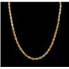 Image 1 : 36.80ctw Multi Color Sapphire and Diamond Necklace - 14KT Yellow Gold