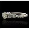 Image 2 : 18KT White Gold 1.73ctw Diamond Ring