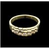 Image 1 : 0.18ctw Diamond Ring - 14KT Yellow Gold