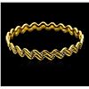 Image 1 : 22KT Two-Tone Gold Fancy Bangle Bracelets