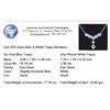 Image 4 : SILVER 15.18ct Blue Topaz and White Topaz Necklace