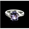 Image 1 : 14KT White Gold 2.08ct Tanzanite and Diamond Ring