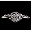 Image 1 : 14KT White Gold 0.43ctw Diamond Bracelet