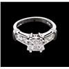 Image 1 : 1.50ctw Diamond Ring - Platinum