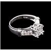 Image 2 : 1.50ctw Diamond Ring - Platinum