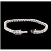 Image 3 : 14KT White Gold 7.22ctw Diamond Tennis Bracelet