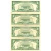 Image 2 : 1963 $5 Red Seal Bill Lot of 4