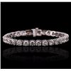 Image 1 : 14KT White Gold 13.54ctw Diamond Tennis Bracelet