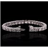 Image 3 : 14KT White Gold 13.54ctw Diamond Tennis Bracelet
