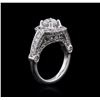Image 3 : 14KT White Gold 1.63ctw Diamond Ring