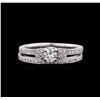 Image 1 : 0.55ctw Diamond Wedding Ring Set - 14KT White Gold